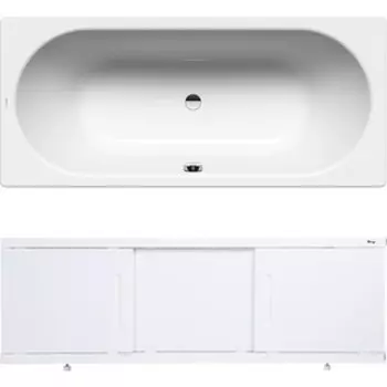 Ванна стальная Kaldewei Classic Duo 107 170x75 с экраном Emmy Соната и ножками