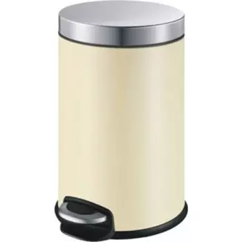 Ведро для мусора WeltWasser Erfie BG 12L педальное, бежевое (10000000904)