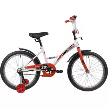Велосипед NOVATRACK 20 STRIKE 6sp белый-красный