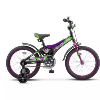 Велосипед Stels Jet 18 Z010 10 черный/фиолетовый