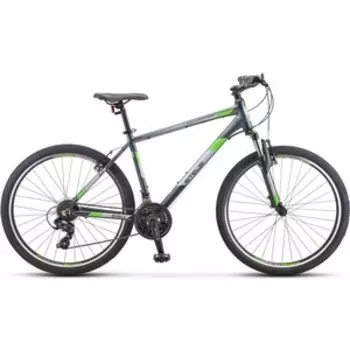 Велосипед Stels Navigator-590 V 26'' K010 18'' Серый/салатовый