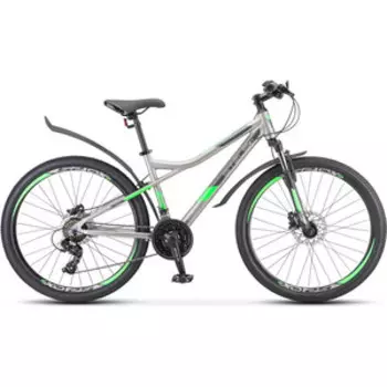 Велосипед Stels Navigator-610 D 26'' V010 16'' Серый/зелёный
