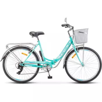 Велосипед Stels Pilot-850 26'' Z011 19'' Изумрудный с зеркалами