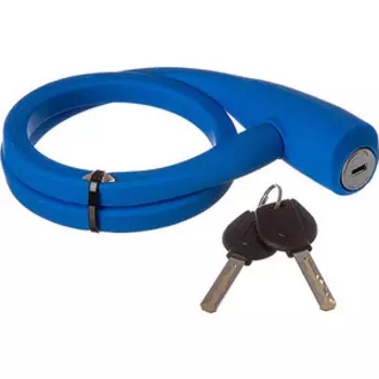 Велосипедный замок STG TY4538 трос на ключе (12х60см) силикон