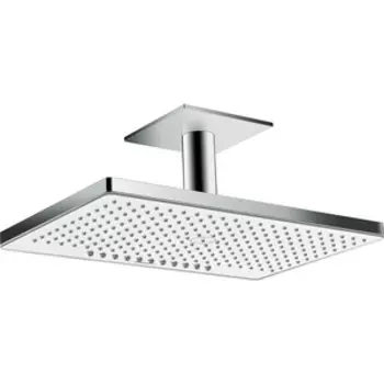 Верхний душ с кронштейном Hansgrohe Rainmaker Select 460 для 24010180, потолочный, белый/хром (24004400)