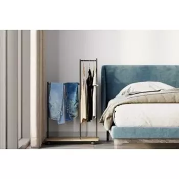 Вешалка гардеробная Мебелик Стик дуб сонома (П0005126)