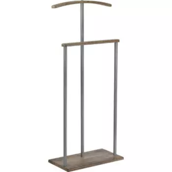 Вешалка костюмная Мебелик Дэви 1 металлик, дуб крымский состаренный (П0005571)