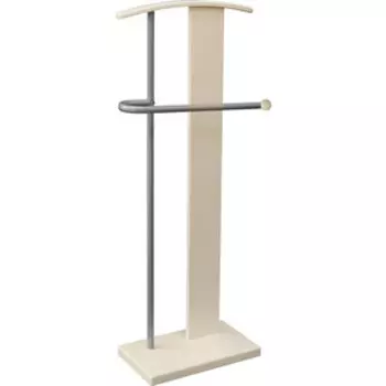 Вешалка костюмная Мебелик Галант 353 металлик, слоновая кость (П0003302)