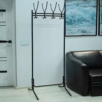 Вешалка напольная Мебелик М 1Н черный (П0006986)