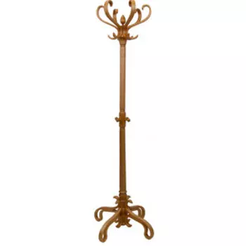 Вешалка напольная Мебелик В 4Н светло-коричневый (П0005497)