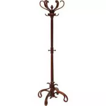 Вешалка напольная Мебелик В 4Н темно-коричневый (911)
