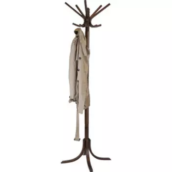 Вешалка напольная Мебелик В 8Н тёмно-коричневый (П0007233)