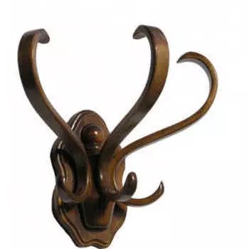 Вешалка настенная Мебелик В 3Н светло-коричневый (SN001463)