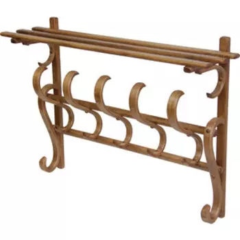 Вешалка настенная Мебелик В 7Н светло-коричневый (923)