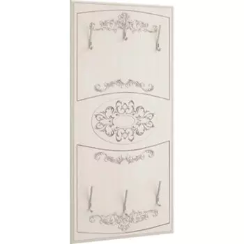 Вешалка настенная ОЛМЕКО Каролина патина ПВХ сандал белый)/осн.