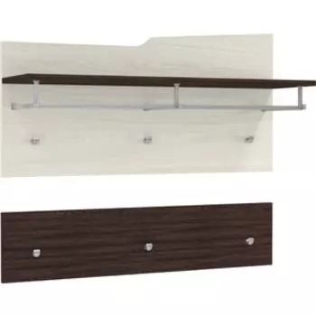 Вешалка Олимп 33.24 Лючия ясень анкор светлый/венге