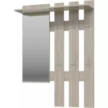 Вешалка с зеркалом Гранд Кволити 2-3814 Лира дуб сонома