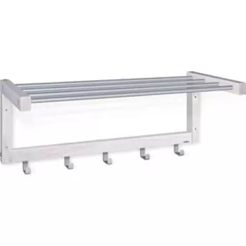 Вешалка Sheffilton Альберо SHT-WH4 беленый/хром лак