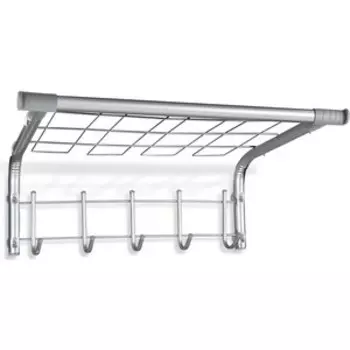 Вешалка Sheffilton SHT-WH7 хром лак/серый