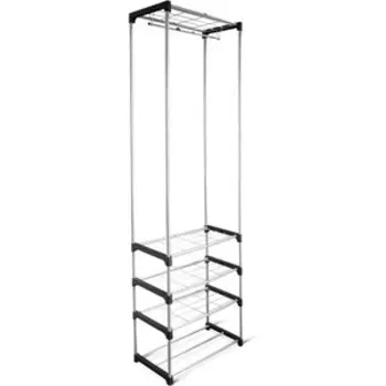 Вешалка Sheffilton SHT-WR12 черный/хром лак