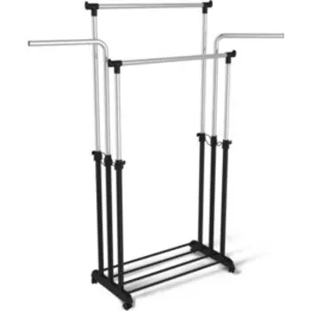 Вешалка Sheffilton SHT-WR6 черный/черный муар/хром лак