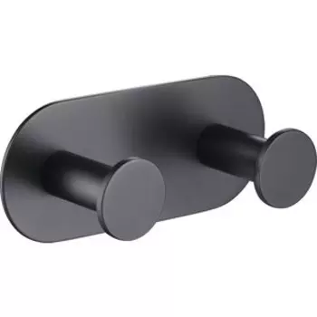 Вешалка Timo Saona два крючка, черная (13014/03)