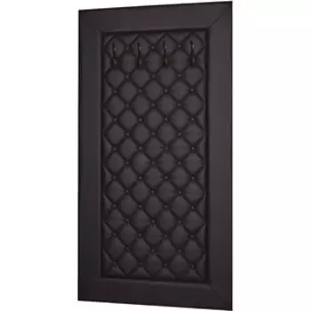 Вешалка в прихожую Мебелик Оливия Н2 эко-кожа коричневый (П0001893)