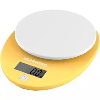 Весы кухонные StarWind SSK2259 желтый