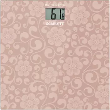 Весы напольные Scarlett SC-BS33E034 розовый