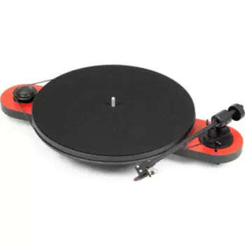 Виниловый проигрыватель Pro-Ject ELEMENTAL RED/BLACK OM5e