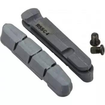 Вкладыш тормозной колодки Shimano шоссейн., R55C4, 2пары, для карбон. обода