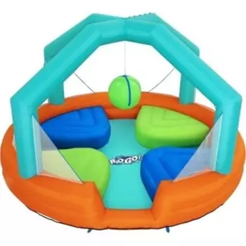 Водный игровой-центр Bestway 450х450х268см Dodge &amp; Drench сразбрызгивателем и батутом, до 218кг, от 5 лет