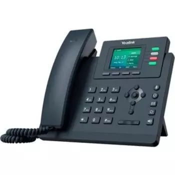 VoIP-телефон Yealink SIP-T33G, 4 линии, цветной экран, PoE, GigE, БП в комплекте (SIP-T33G)