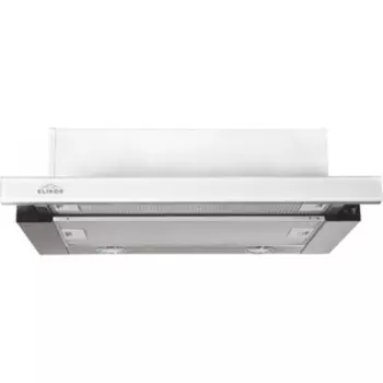 Вытяжка встраиваемая Elikor Интегра GLASS 45Н-400-В2Д нержавеющая сталь/стекло белое