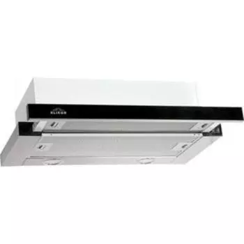 Вытяжка встраиваемая Elikor Интегра GLASS 60Н-400-В2Д нержавеющая сталь/стекло черное