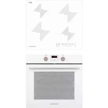 Встраиваемый комплект Kuppersberg ICS 604 W + HH 668 W