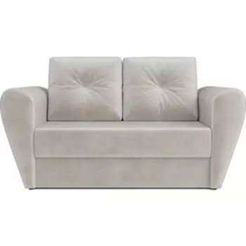 Выкатной диван Mebel Ars Квартет (бархат бежевый star velvet 6 light beige)