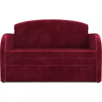 Выкатной диван Mebel Ars Малютка (бархат красный star velvet 3 dark red)