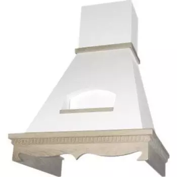 Вытяжка Elikor Бельведер 60П-650-П3Д бежевый/дуб неокрашенный