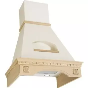 Вытяжка Elikor Бельведер Флореале 60П-650-П3Д бежевый/дуб неокрашенный