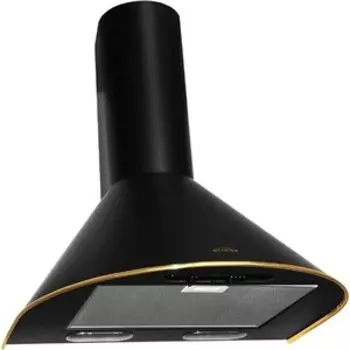 Вытяжка Elikor Эпсилон 60П-430-П3Л черный/золотой кант