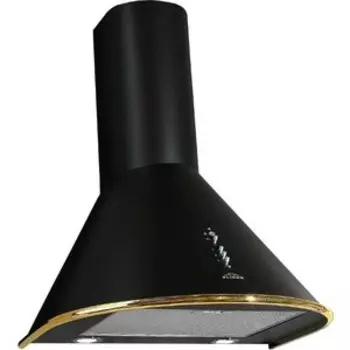 Вытяжка Elikor Омега 60П-650-К3Д черный/золото