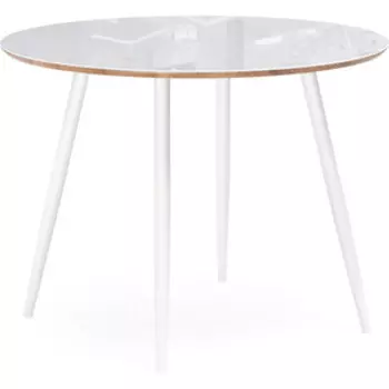 Woodville Абилин 90х76 ультра белое стекло