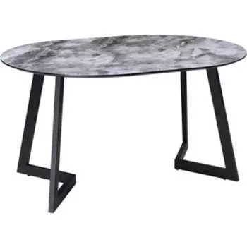 Woodville Алингсос черная шагрень/мрамор серый