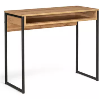 Woodville Лео Лофт дуб вотан / матовый черный