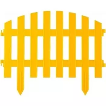 Забор декоративный Grinda АР ДЕКО 28x300 см желтый