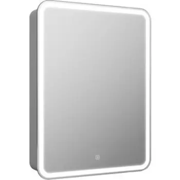 Зеркальный шкаф Alcora Cielo Led 60х80 левый, с розеткой, сенсорный выключатель (МВК017 Super Pack)