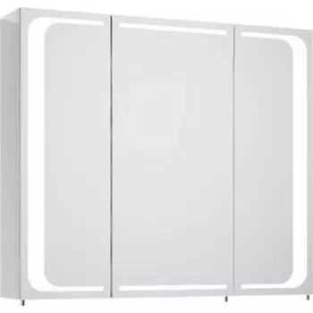 Зеркальный шкаф Aqwella Милан 80x70 белый (Mil.04.08)