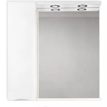 Зеркальный шкаф BelBagno Marino левый, белый (MARINO-SPC-800/750-1A-BL-P-L)