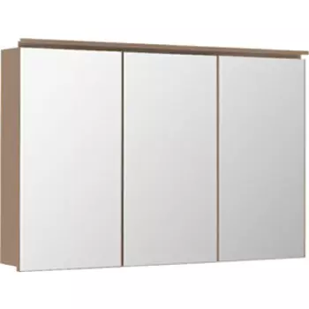 Зеркальный шкаф De Aqua Алюминиум 120х76,5 с подсветкой, медь (261769)